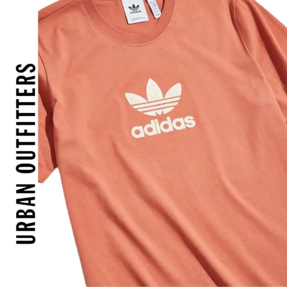 NEW Adidas Urban Outfitters UO Trefoil Logo Rhinestone Tee Shirt T-Shirt L XL
